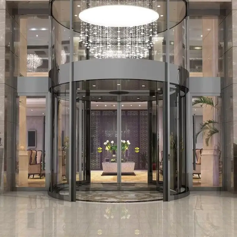 Automatic Glass Revolving Doors in Abu Dhabi